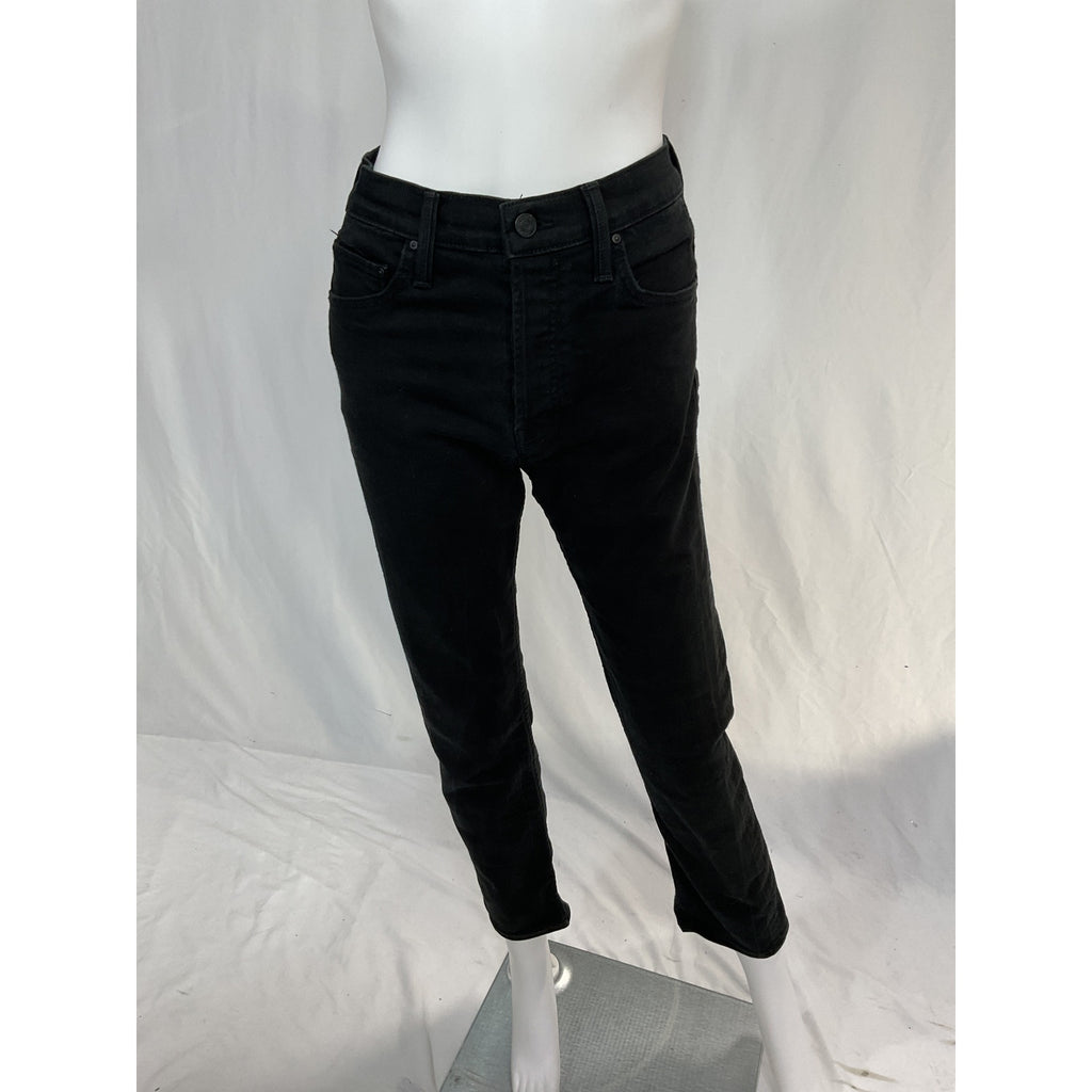 Mother 'The Tomcat' Ankle Black Denim Jeans Size 28