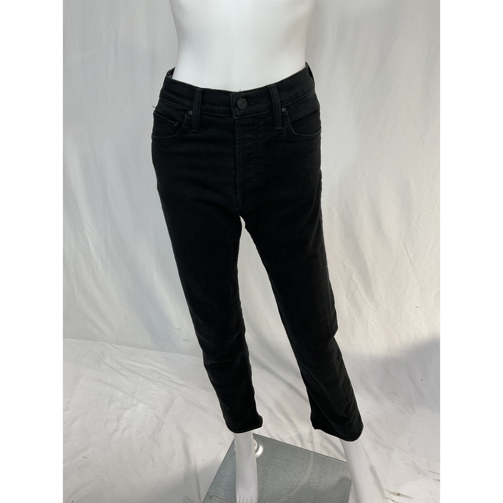 Mother 'The Tomcat' Ankle Black Denim Jeans Size 28