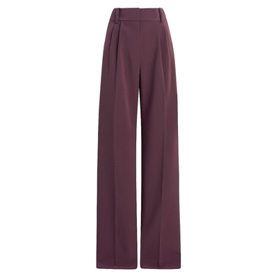 Favorite Daughter Tailored Burgundy Wide-Leg Pants Size 4