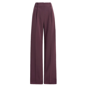 Favorite Daughter Tailored Burgundy Wide-Leg Pants Size 4