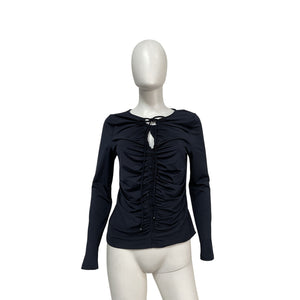 Veronica Beard 'Roque' Blue Polyester Top Size 6