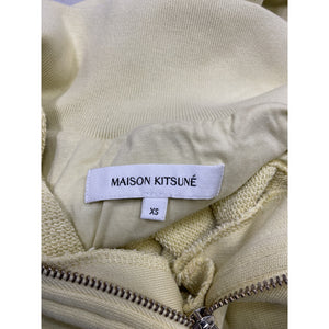 Maison Kitsuné 'Baby Fox' Yellow Turtleneck Sweatshirt Size XS