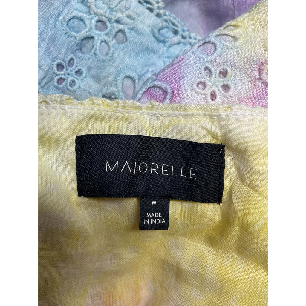 Majorelle 'Angie' Pink Cotton Bustier Top Size M