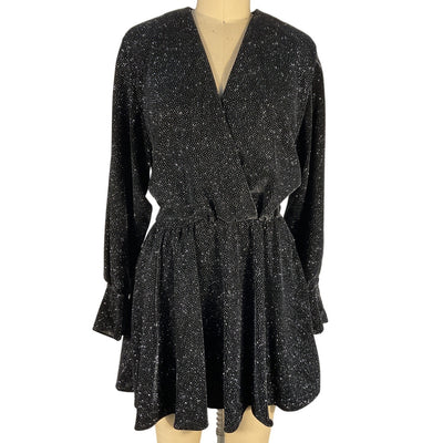 Isabel Marant Embellished Black Alexane Mini Dress Size FR 36 / US 4 NWT