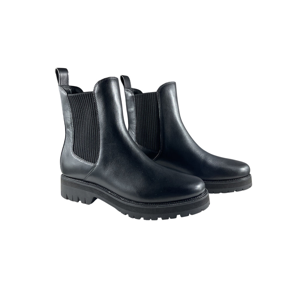 Rag & Bone 'Corey' Black Leather Chelsea Boots Size 11