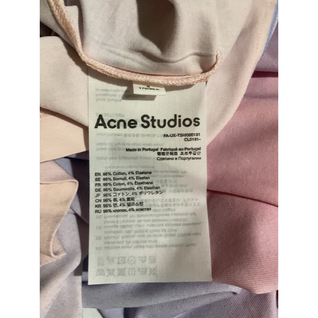 Acne Studios 'Graphic' Pink Cotton Tank Size S
