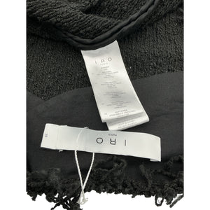 Iro 'Shavani' Black Cotton Jacket Size 38