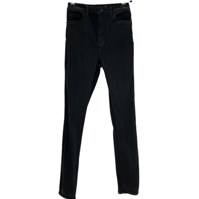 Grlfrnd High Rise Black Kennedy Skinny Denim Jeans Size 24
