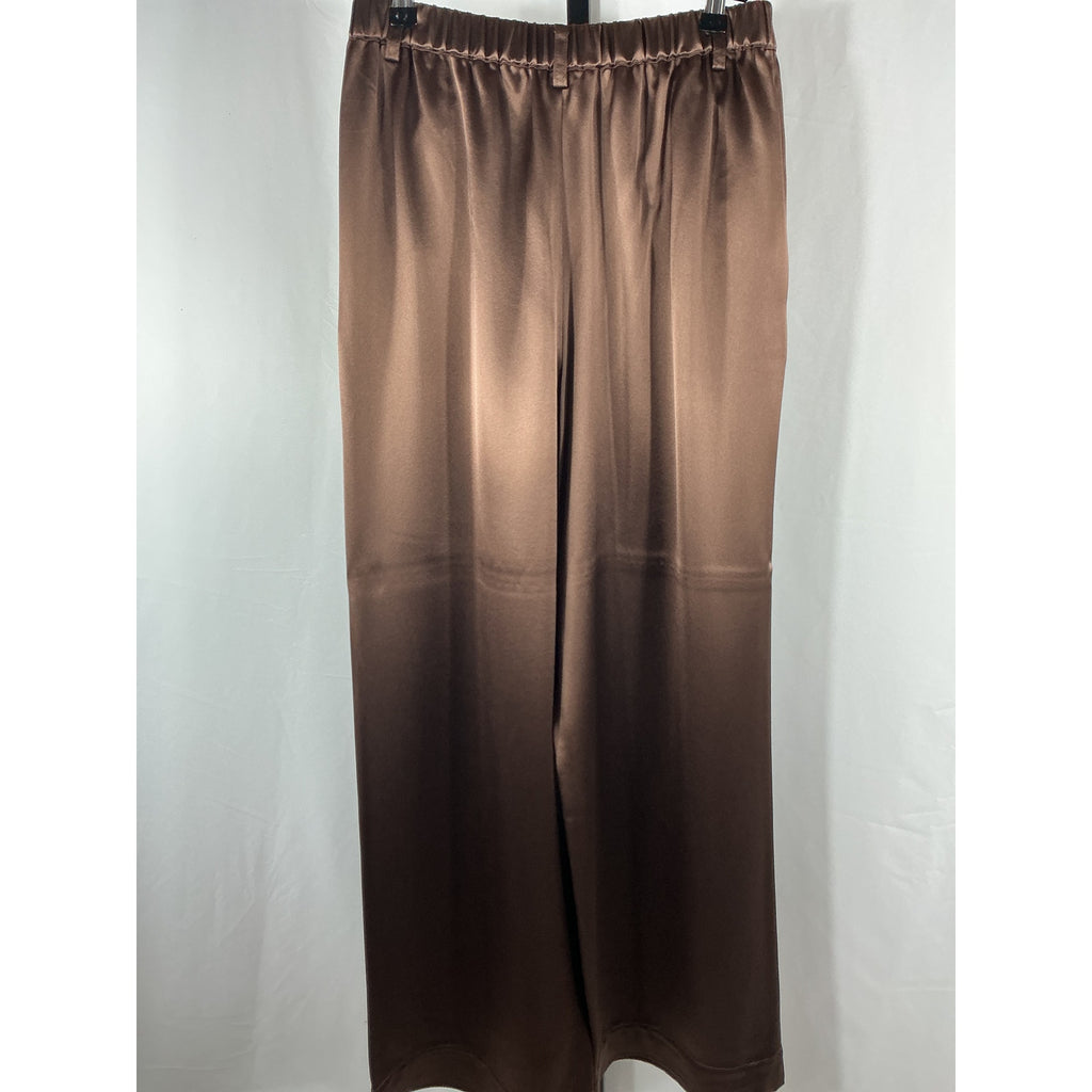 Cami Nyc 'Davina' Brown Acetate Pant Size M