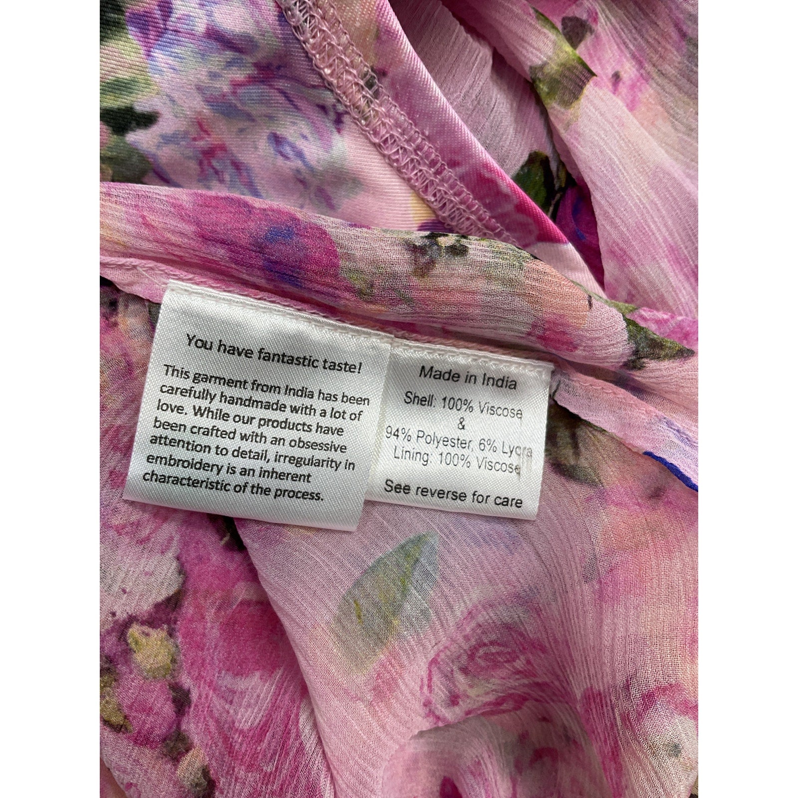 Rococo Sand 'Mist' Pink Georgette Cut Out Halter Maxi Dress Size XL