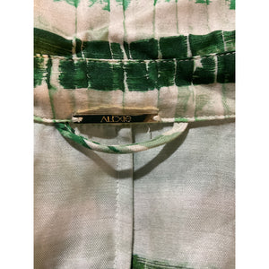 Saks Fifth Avenue Belted Emerald Florentyn Romper Size Medium