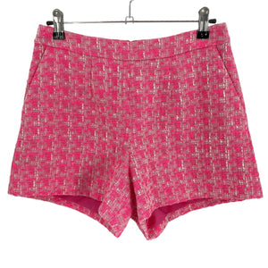 L'Agence Textured Pink Ashton Shorts Size 4