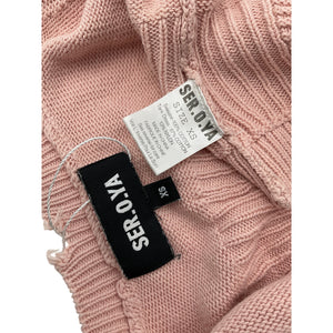 Retrofête Distressed Cintz Rose Lizzie Knit Tank Size XS