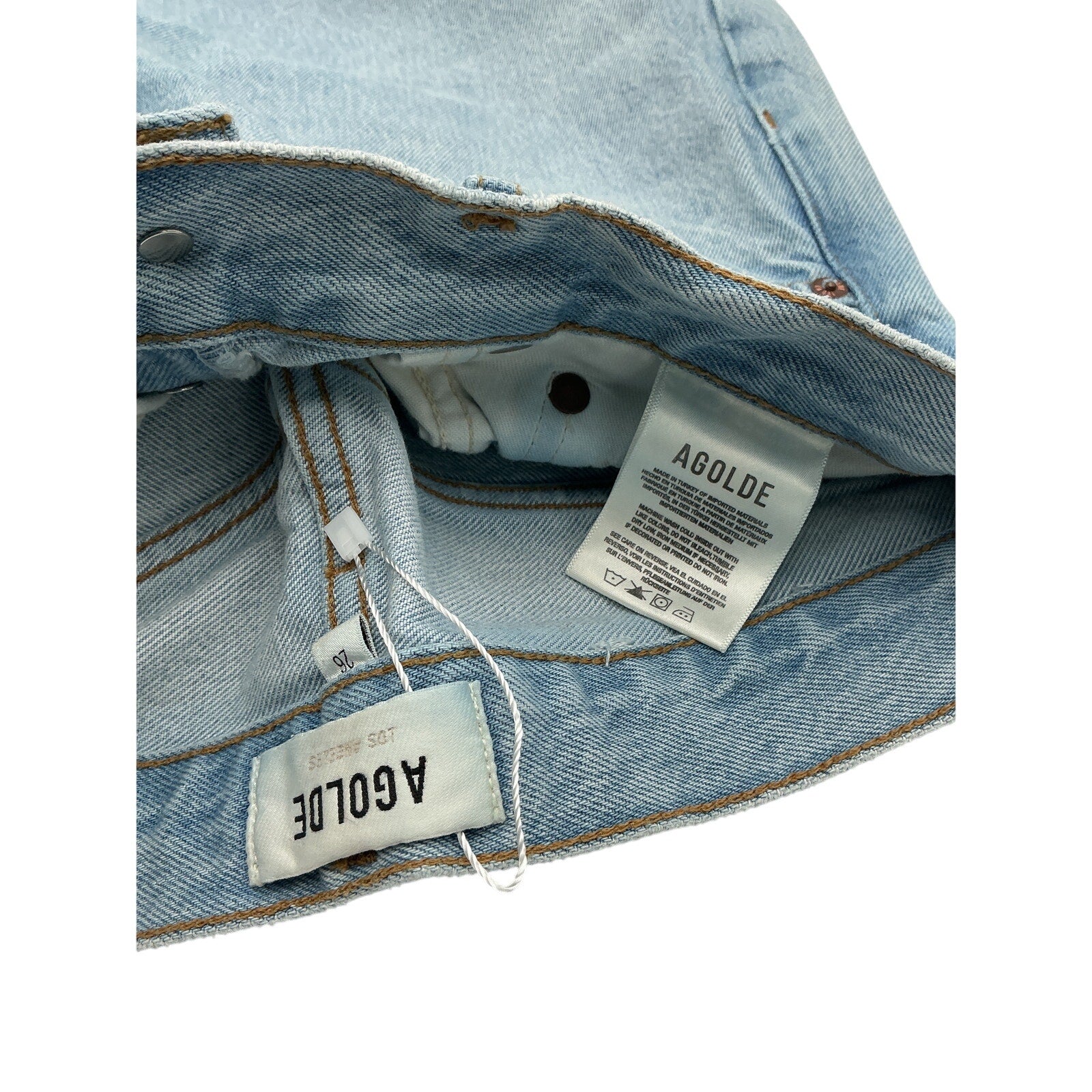 Agolde 90'S Blue Pinch Waist Denim Jean Size 26