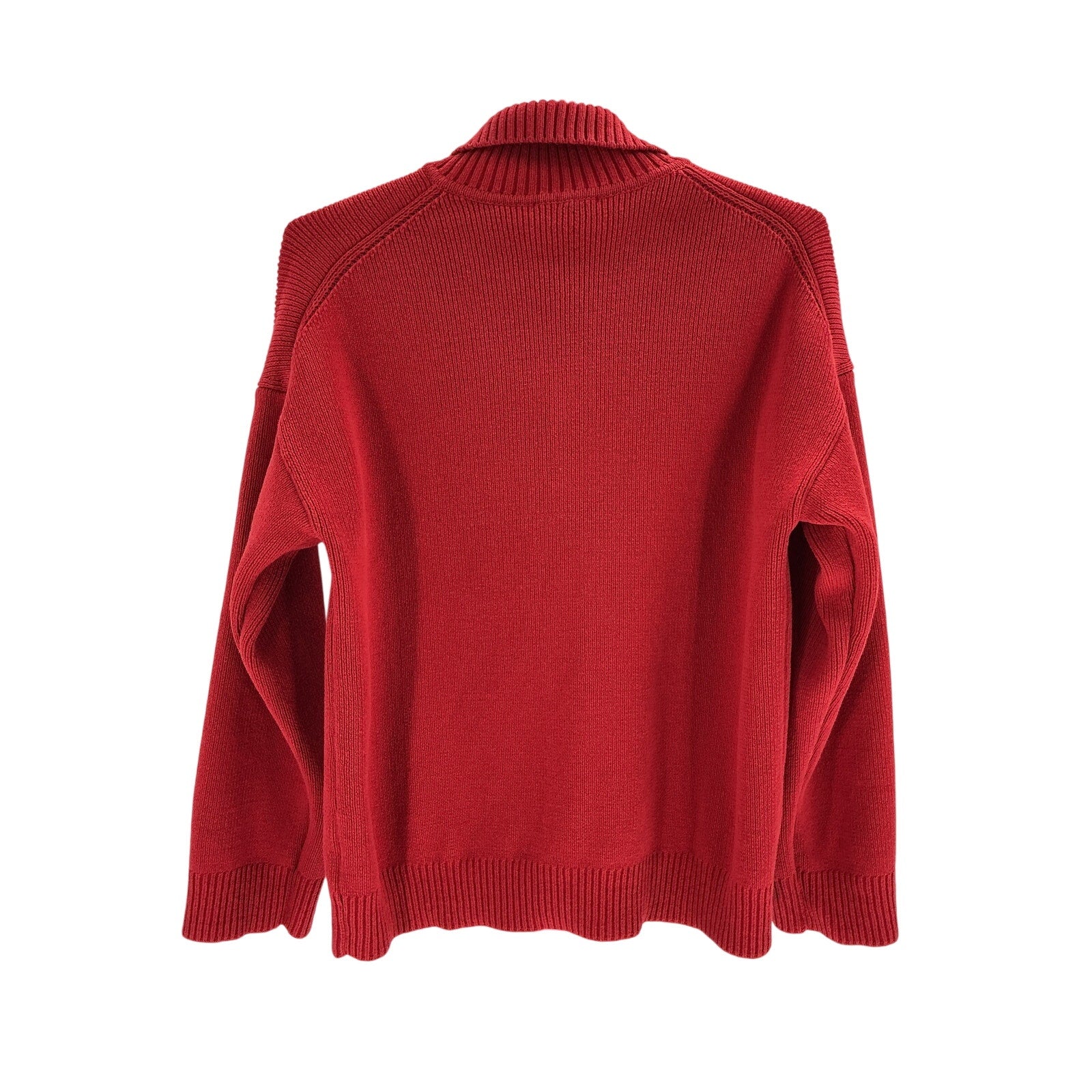 Reformation 'Brooklyn' Red Cotton Polo Sweater Size XS