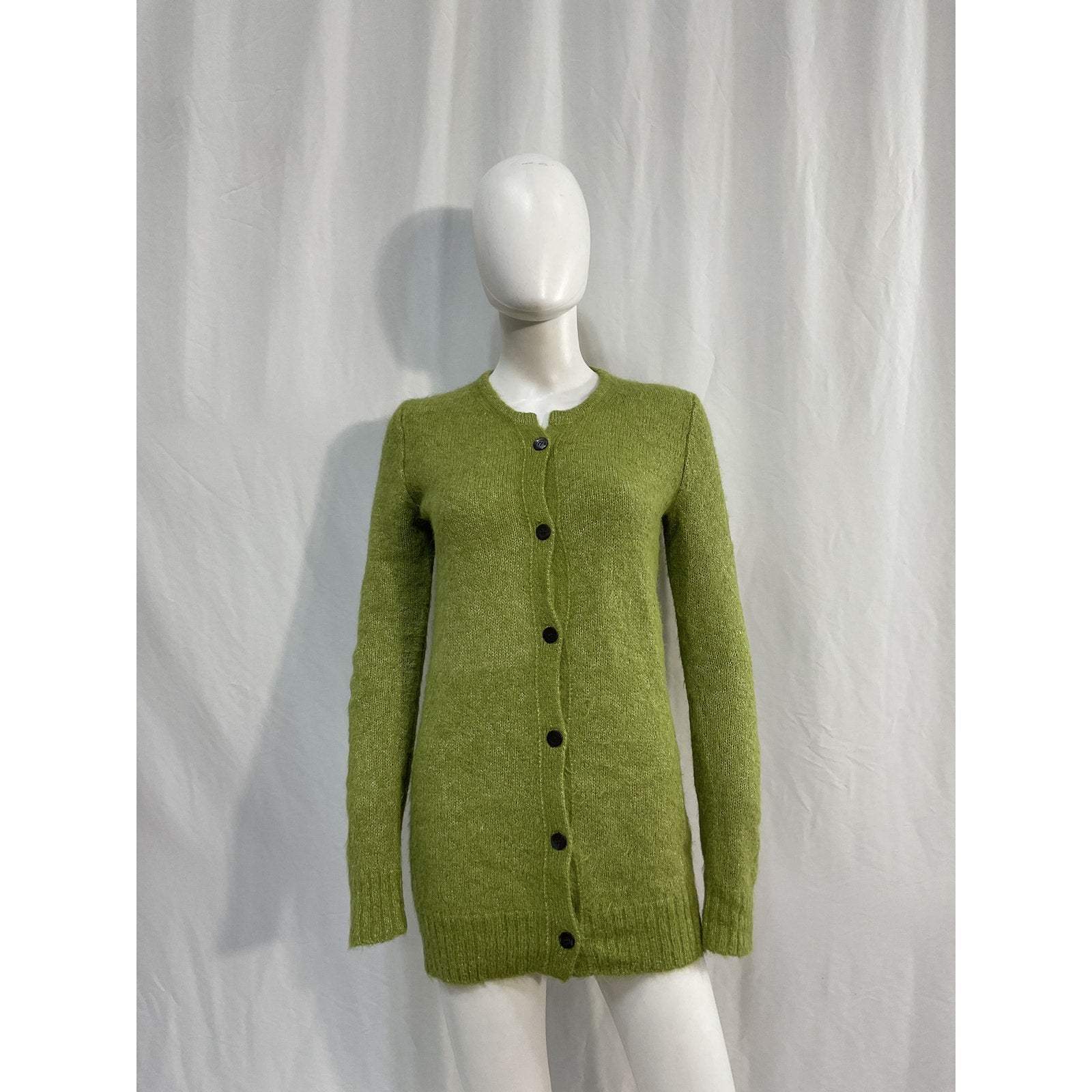Dries Van Noten 'Alpaca' Green Crew Neck Sweater Size XS - NWT