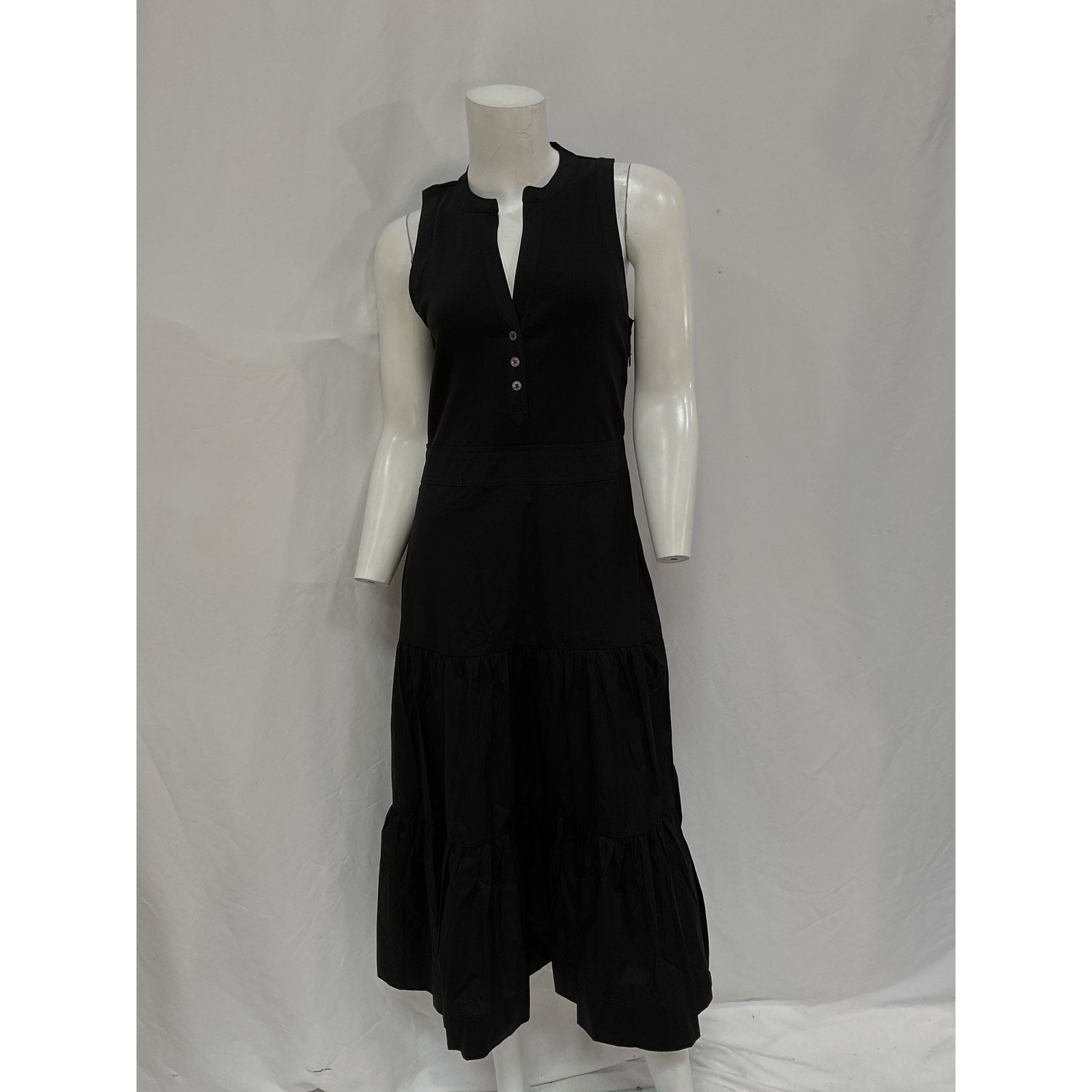Veronica Beard 'Stafford' Black V Neck Dress Size S - NWT