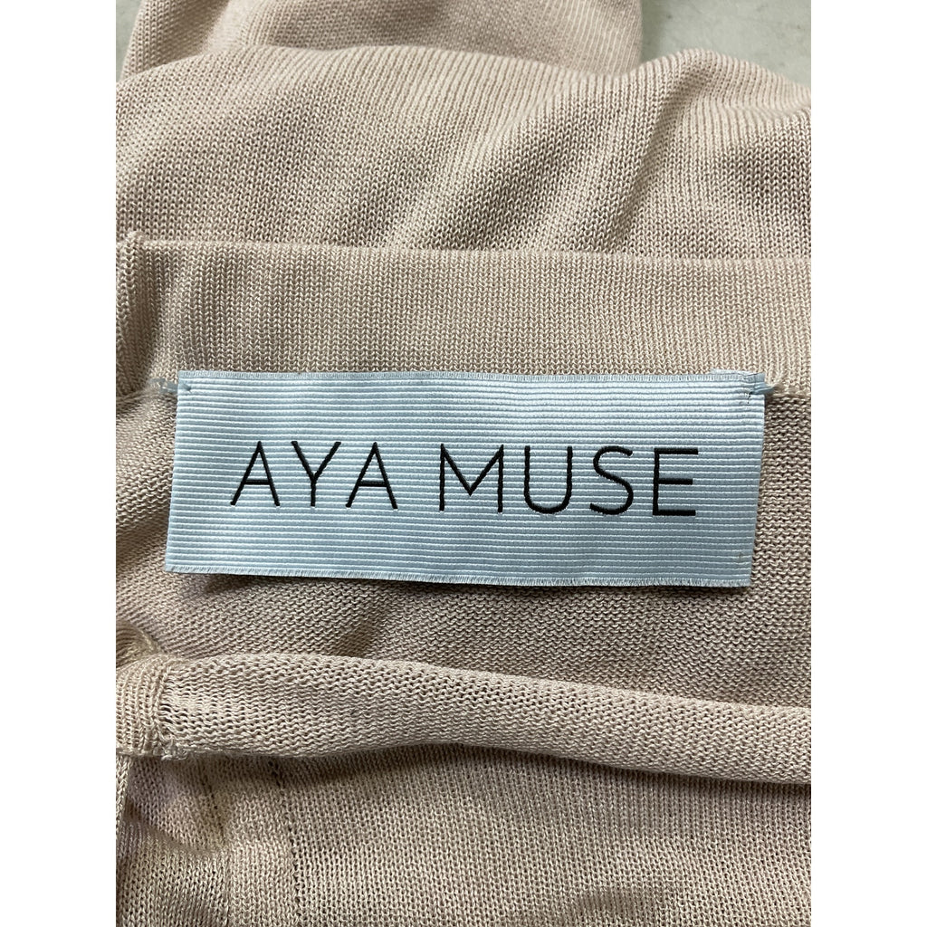 Aya Muse Beige Long Skirt Size XS