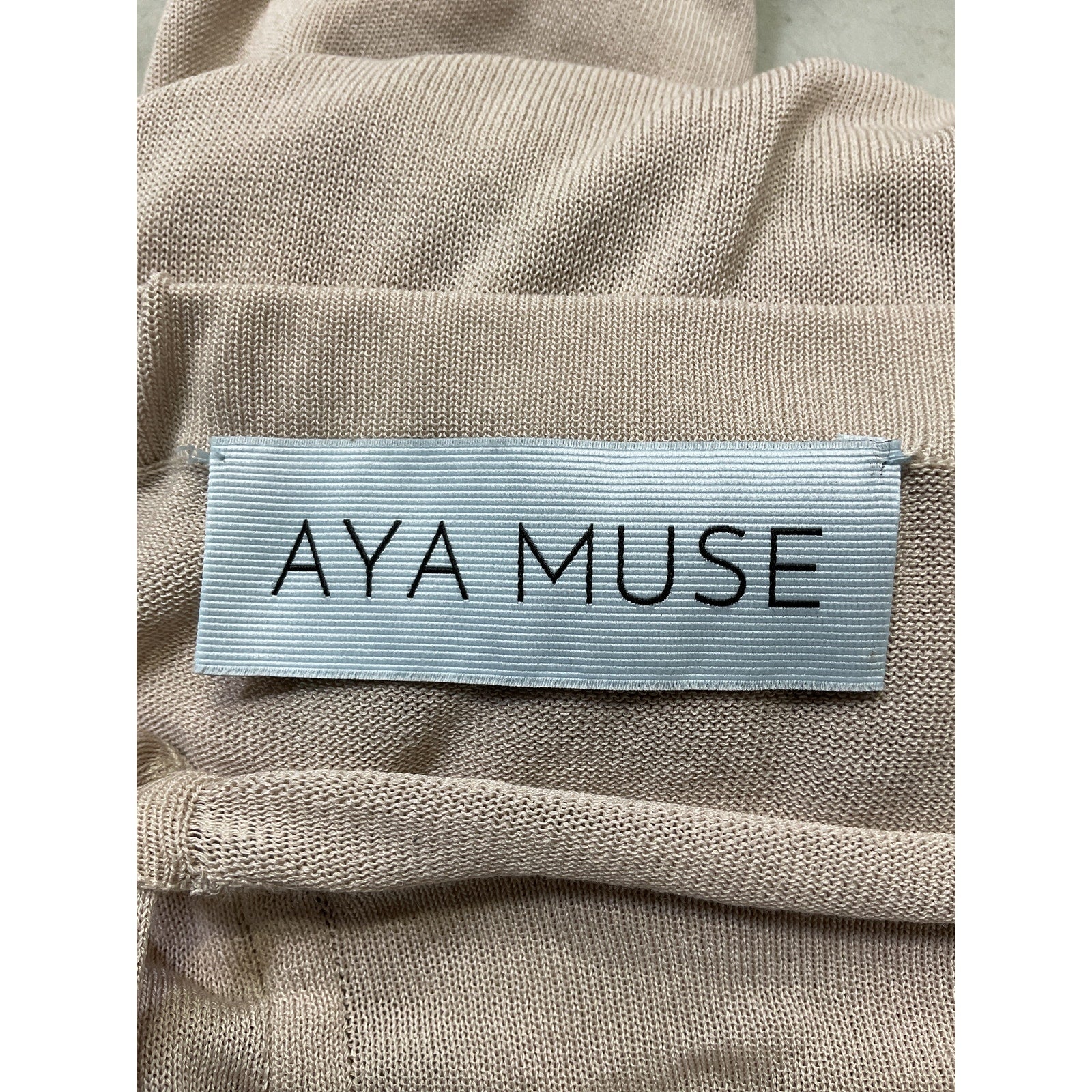 Aya Muse Beige Long Skirt Size XS