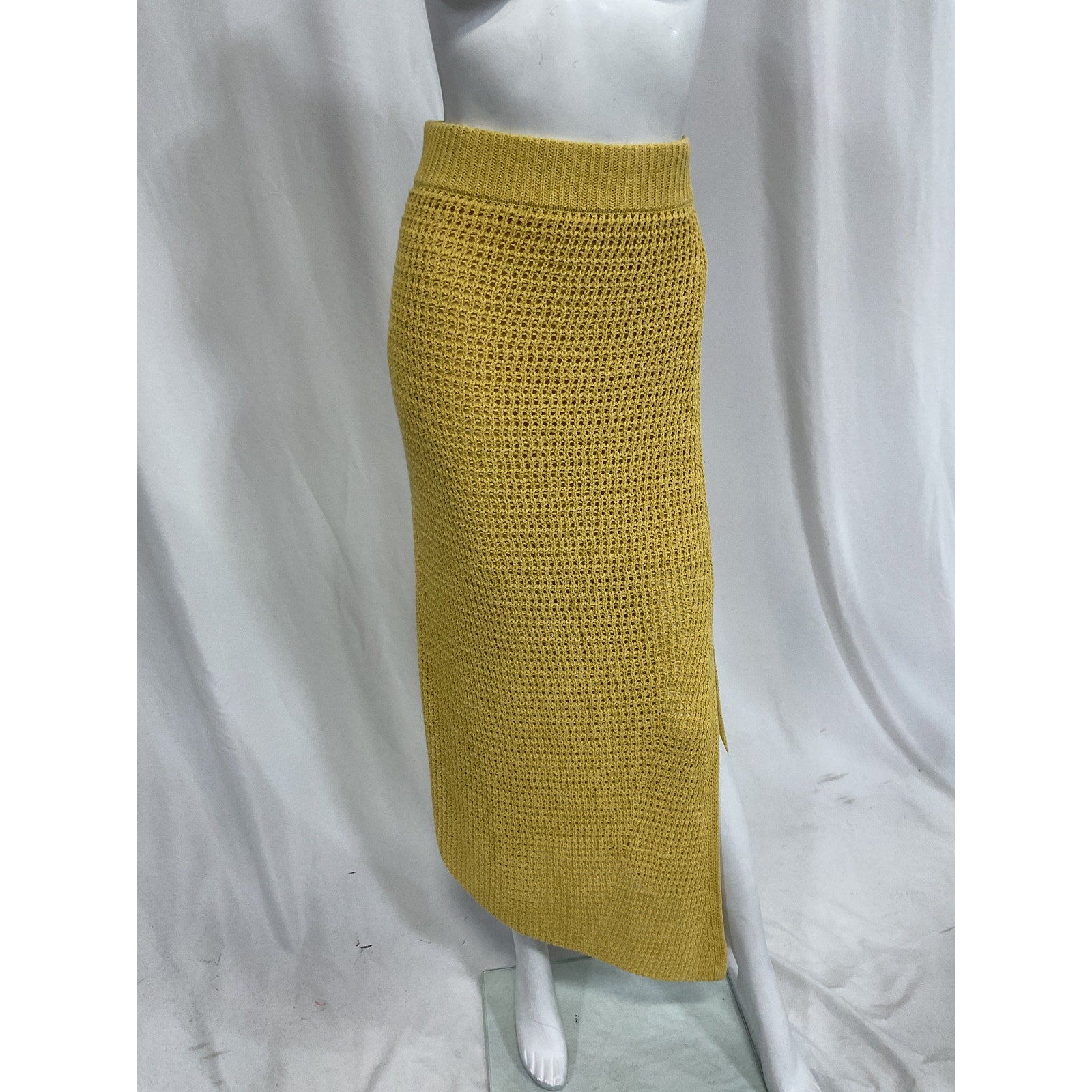 A.L.C. Midi Length Yellow Skirt Size XS