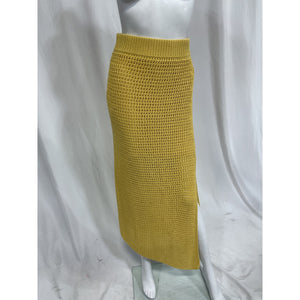 A.L.C. Midi Length Yellow Skirt Size XS