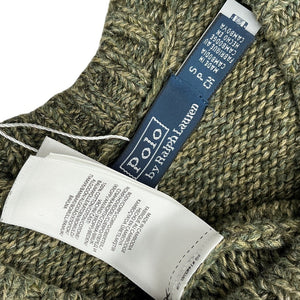 Polo Ralph Lauren Cotton Green Logo Crewneck Sweater Size S