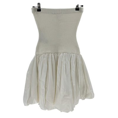Reformation 'Margot' Beige Cotton Mini Dress Size S