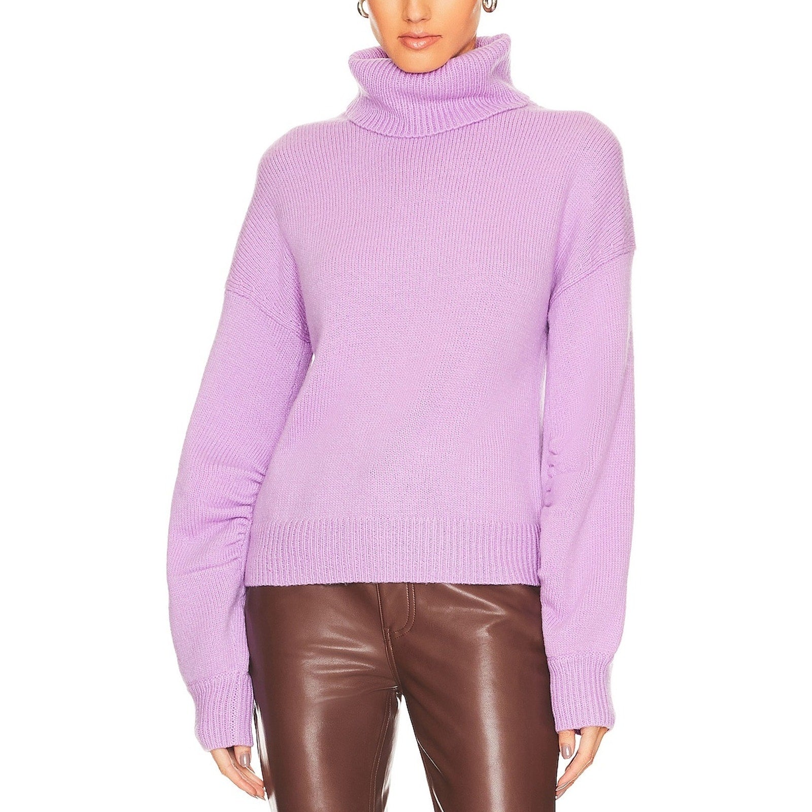 A.L.C. 'Taryn' Purple Wool Sweater Size XS