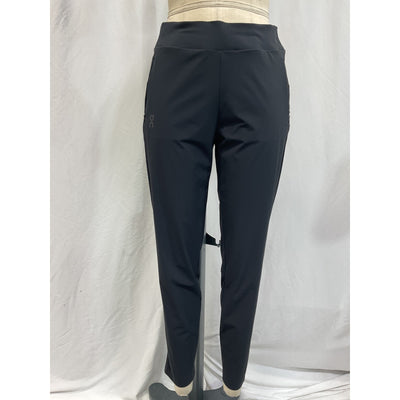 On Stretch Recycled-Shell Black Tapered Track Pants Size S
