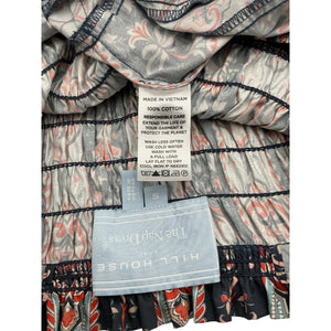 Hill House Home Smocked Multicolor Kimmy Maxi Dress Size S