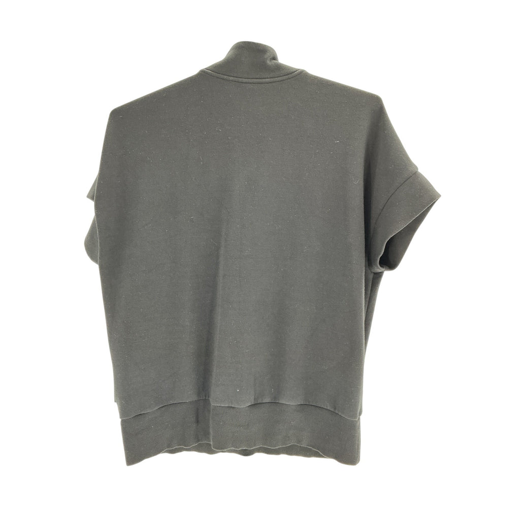 Varley Ritchie Black Viscose Short Sleeve Sweatshirt Size XS