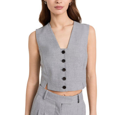 By Malene Birger Tailored Gray Bettas Vest Size EU 34
