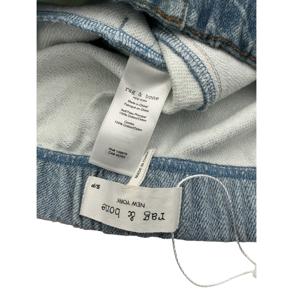 Rag & Bone 'Liquid' Blue Cotton Miramar Logan Pant Size S / P