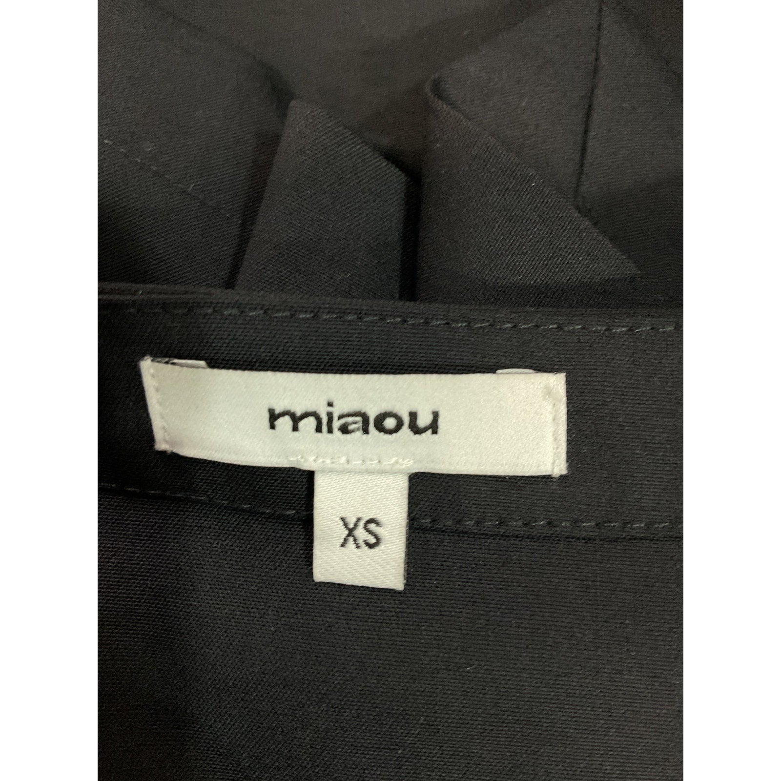 Miaou 'Micro' Black Sequin Mini Skirt Size XS