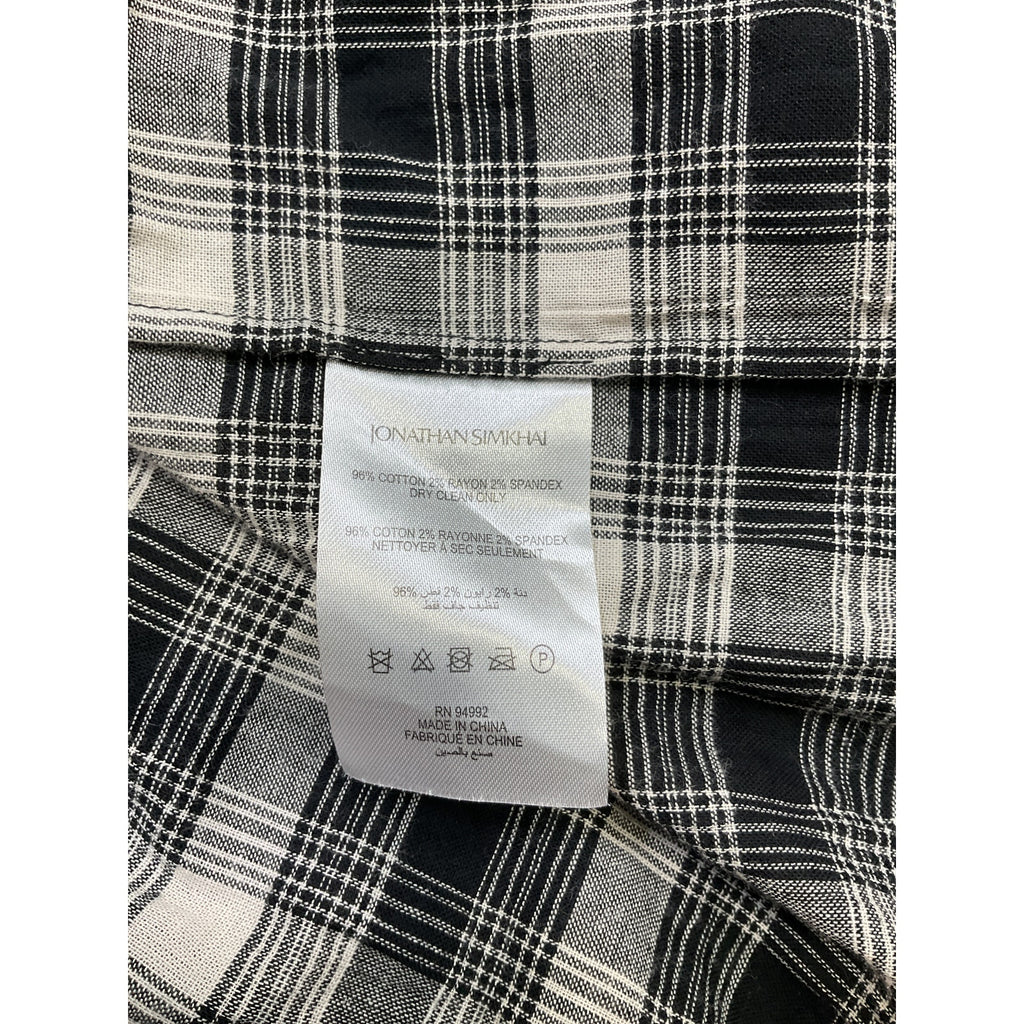 Jonathan Simkhai 'Standard Crissy' Black Mini Dress Size M