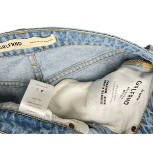 Grlfrnd High-Rise Blue Harlow Denim Jeans Size 27