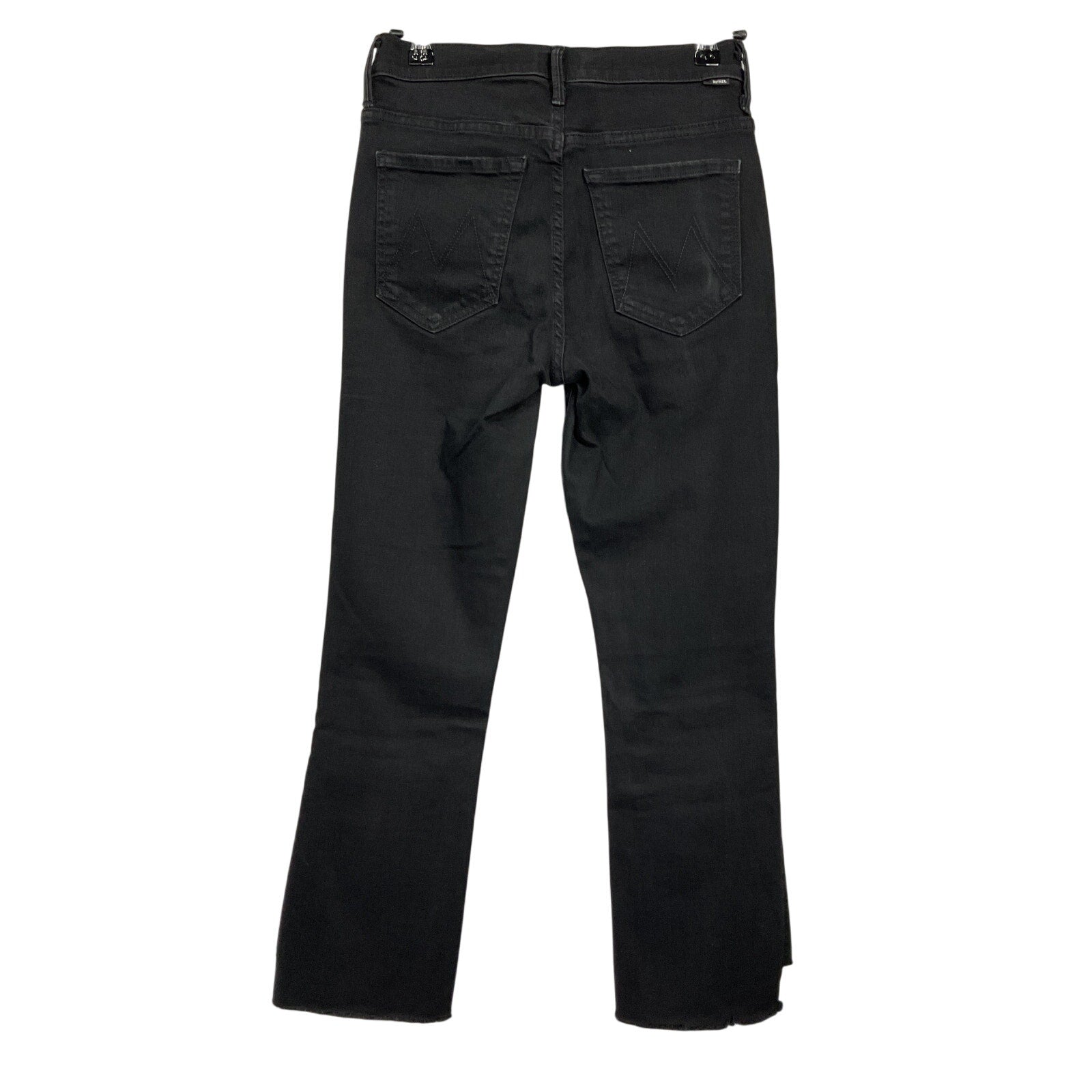 Mother 'The Insider' Black Cotton Crop Jeans Size 26