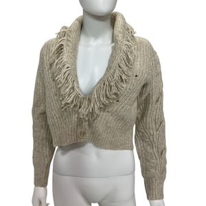 Dh New York Chunky Oat Mika Cardigan Size S NWT
