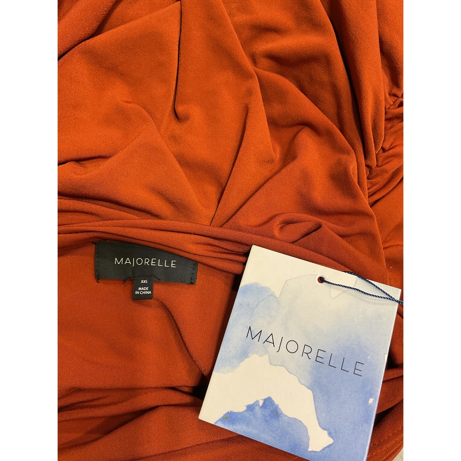 Majorelle 'Destiny' Brown Polyester Mini Skirt Size XXS - NWT