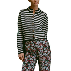 Ciao Lucia Striped Multicolor Firenze Cardigan Size M