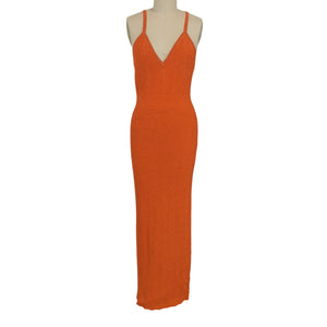 Ronny Kobo Chic Orange Daylann Dress Size M