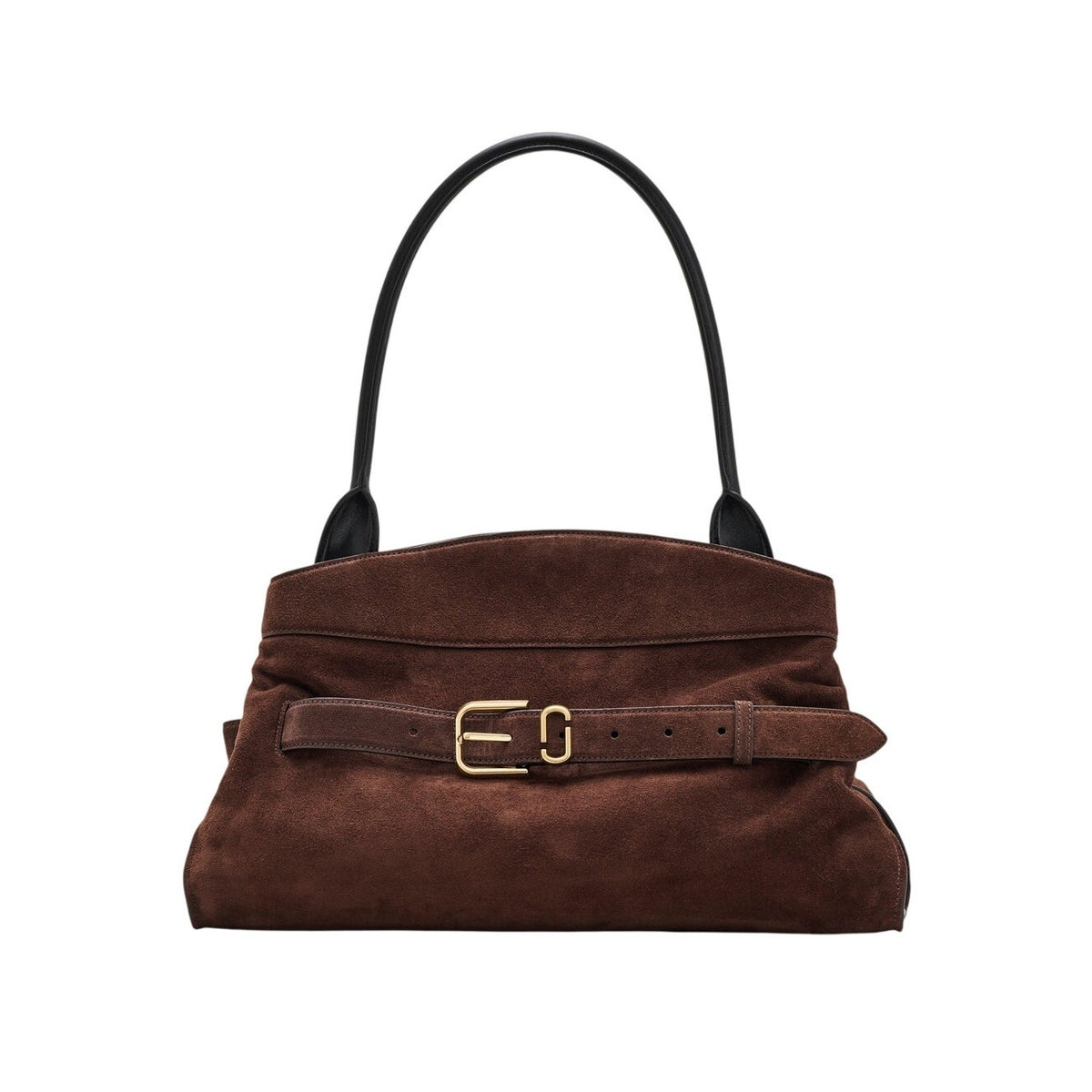 Marc Jacobs Suede Dark Brown Dakota Satchel