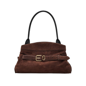 Marc Jacobs Suede Dark Brown Dakota Satchel