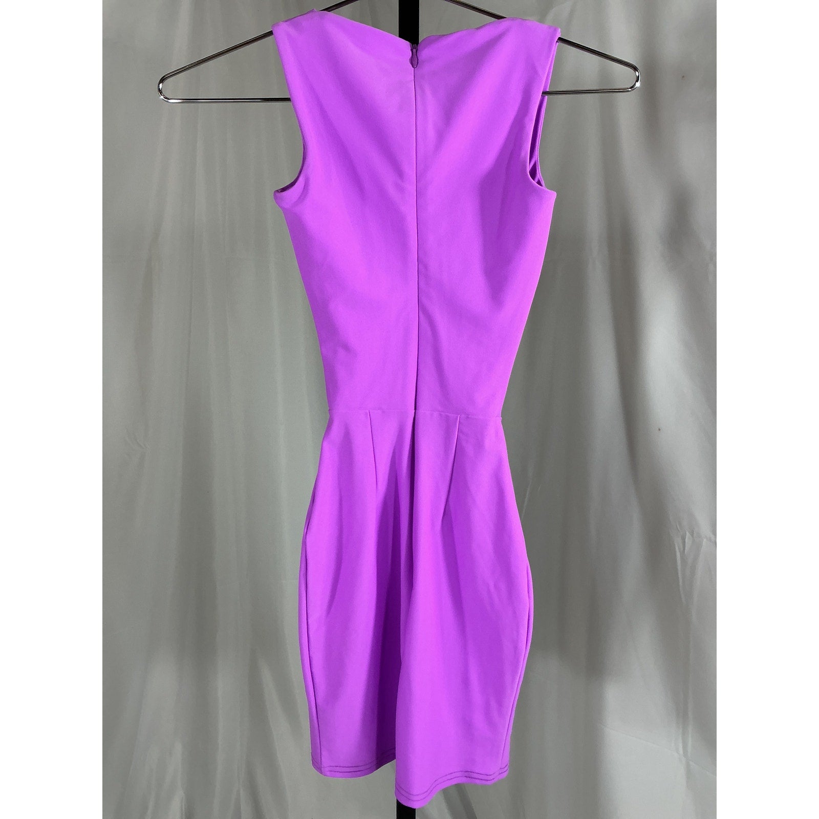 Alex Perry 'Halsey' Purple Polyamide Sweetheart Mini Dress Size 4