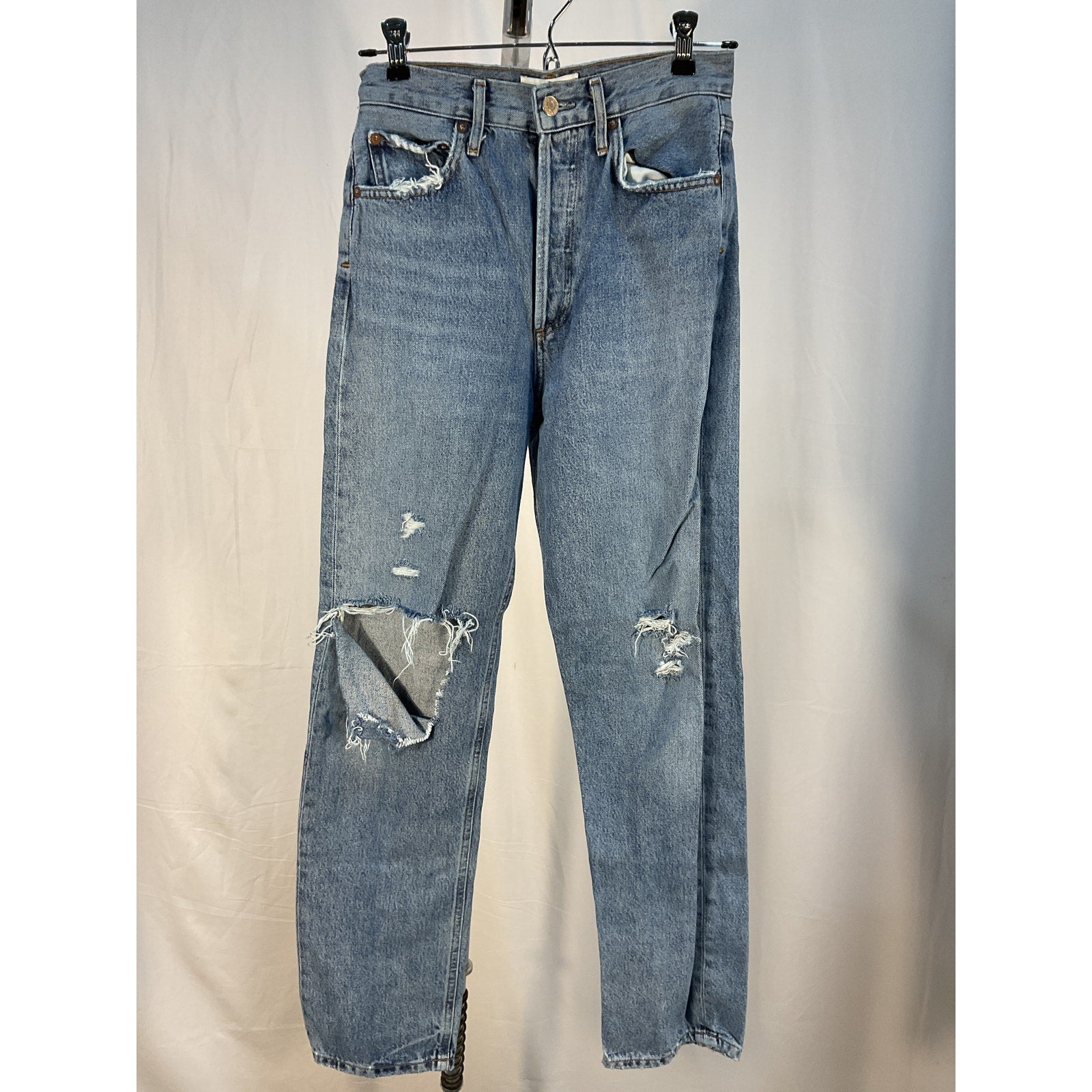 Agolde '90s' Blue Pinch Waist Denim Jean Size 24