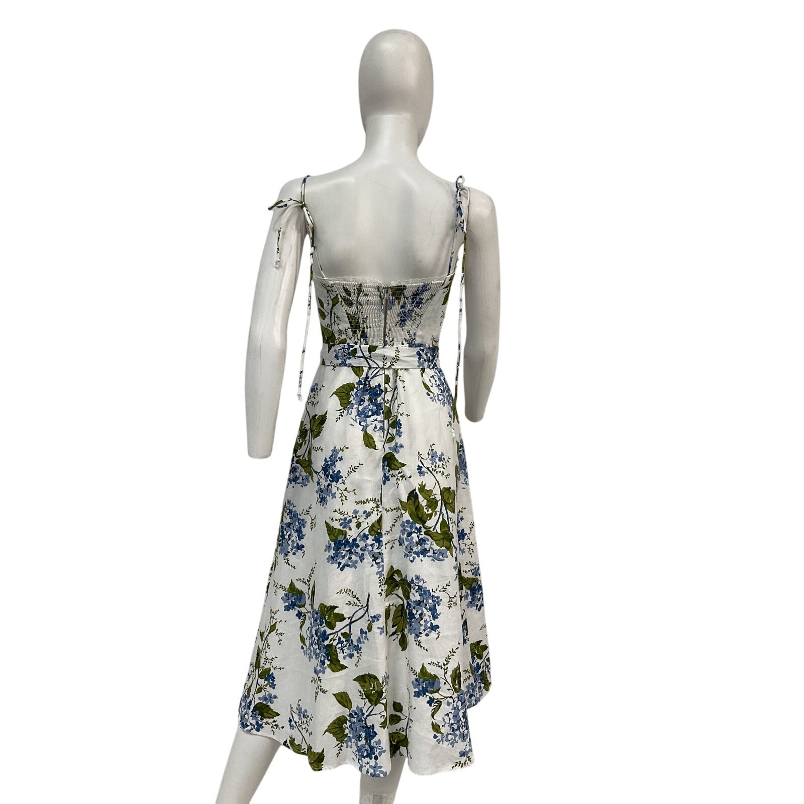 Reformation 'Kieryn' White Linen Dress Size 2