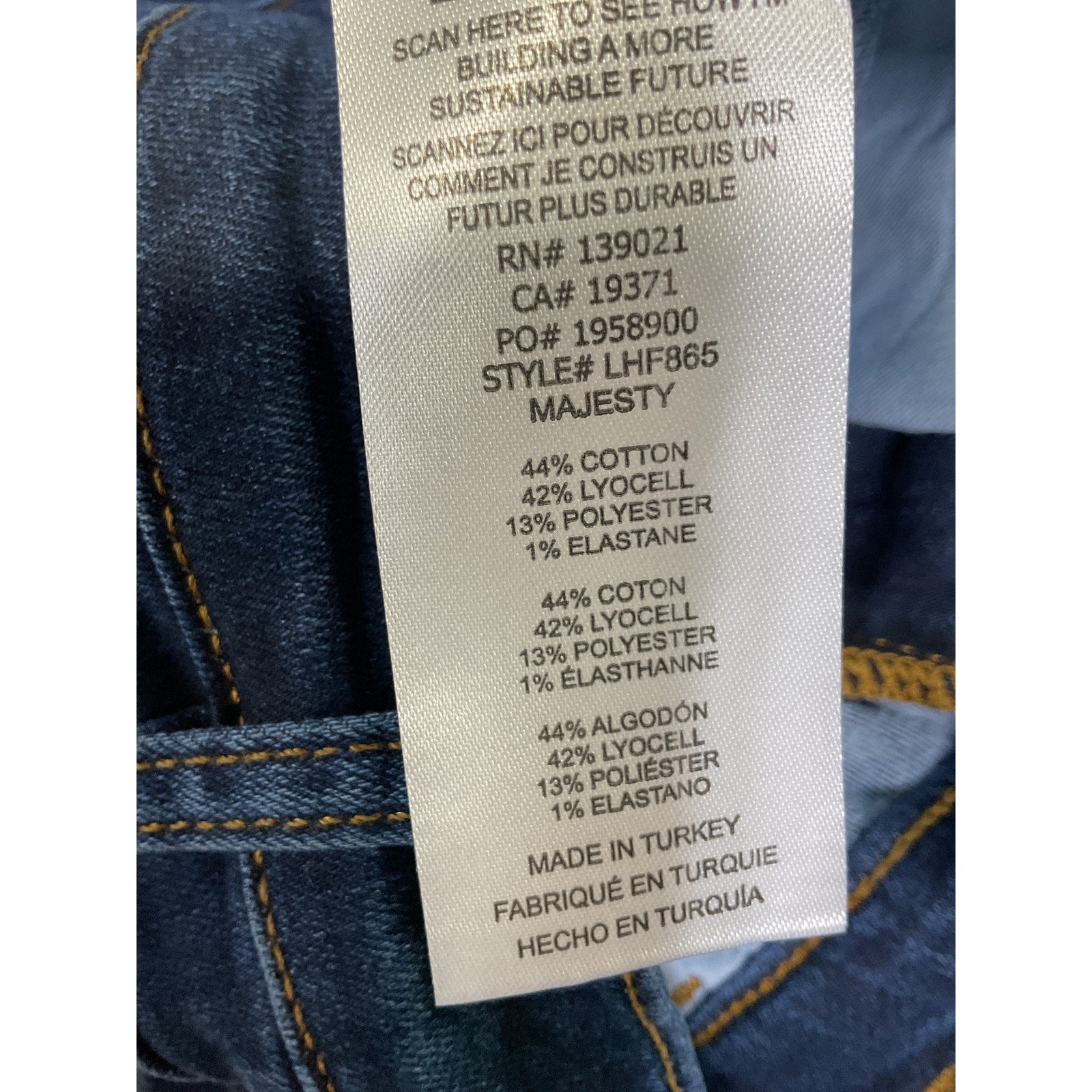Frame 'Le' Blue High Flare Denim Jean Size 28 - NWT