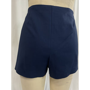 Ramy Brook 'Drew' Navy Cotton Mini Short Size 10 - NWT