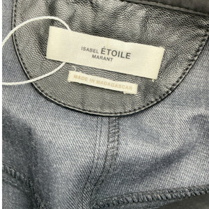 Isabel Marant Faux Leather Black Cecilia Skirt Size 36 FR / US 4
