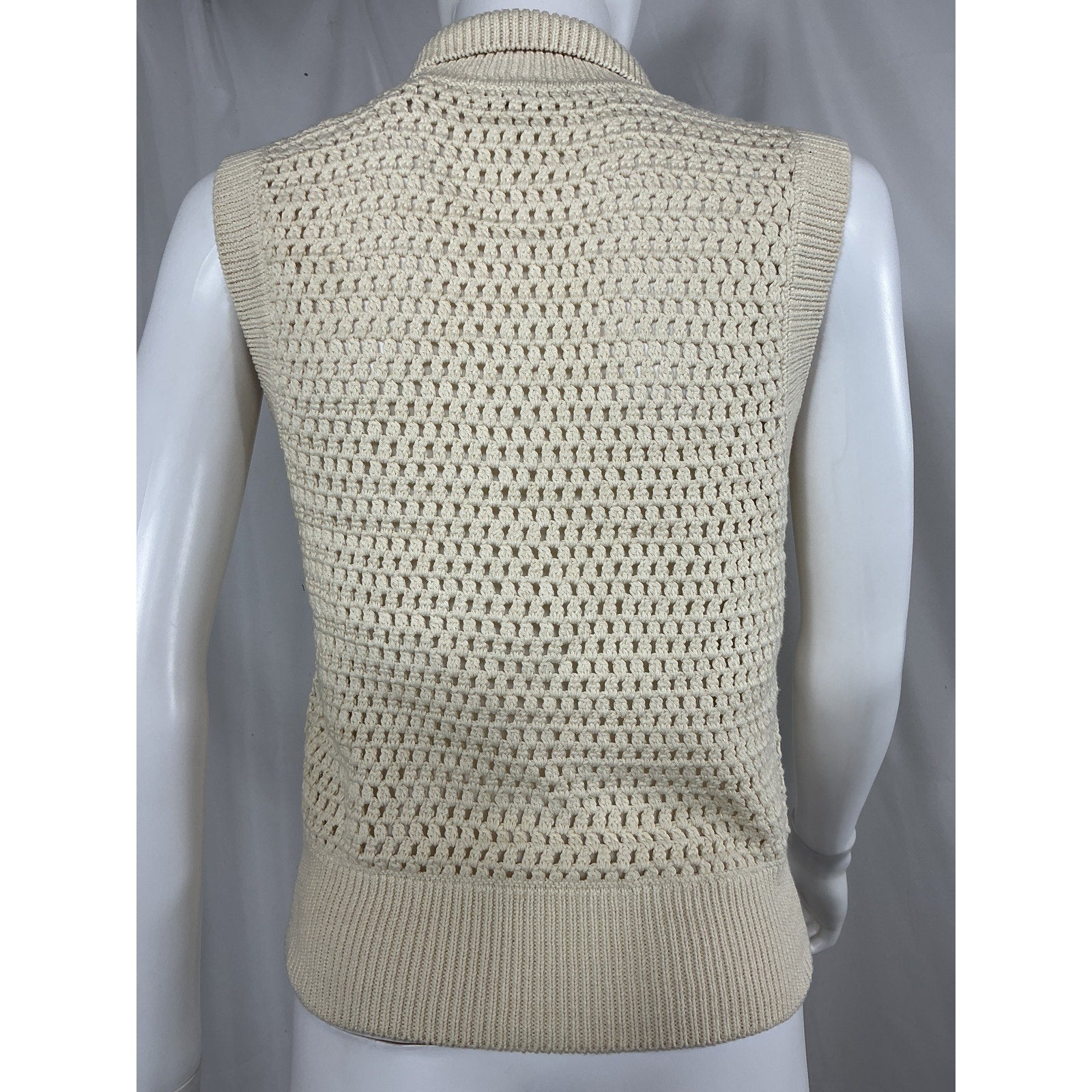 Frame 'The Polo' White Cotton Vest Size M - NWT